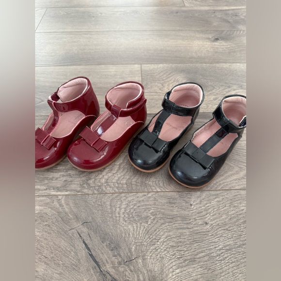 Jacadi Patent Leather Shoes size 24 US 7.5 TWO PAIRs - Picture 4 of 6